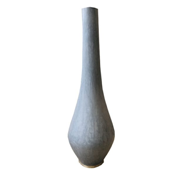 jarre en béton, grand vase gris à poser