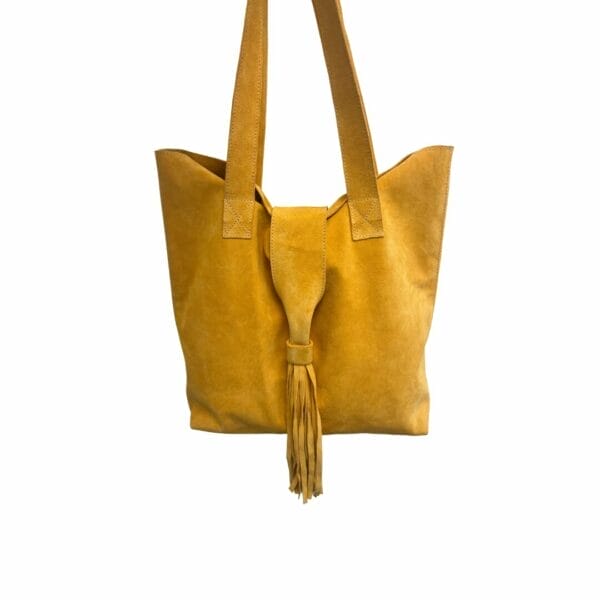 sac à main en cuir jaune artisanal boutique plume magasin de déco Rouen le petit quevilly Normandie