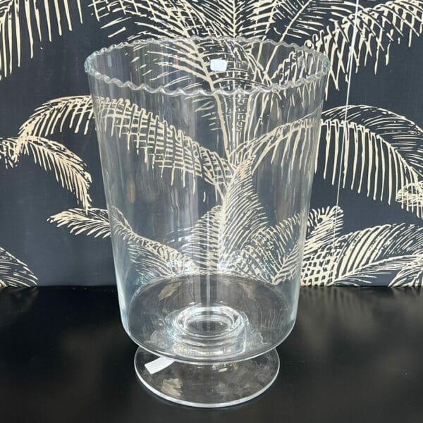 vase Romy transparent en dentelle décoration boutique plume magasin de déco rouen le petit quevilly normandie