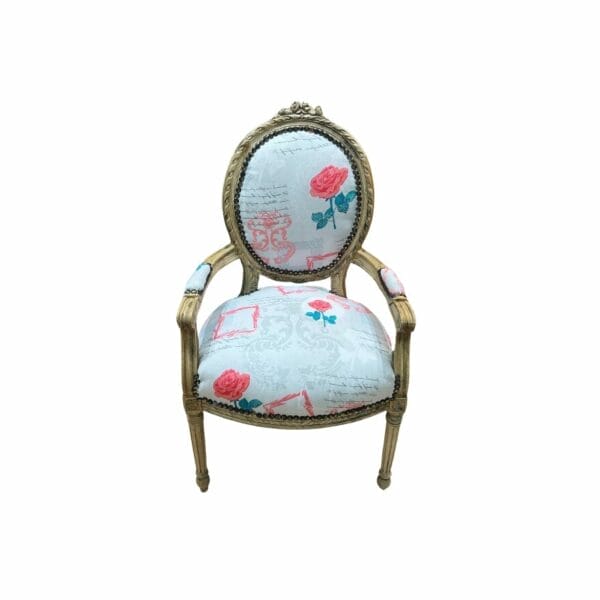 fauteuil médaillon meuble déco de la boutique plume magasin de décoration au docks76 a Rouen normandie