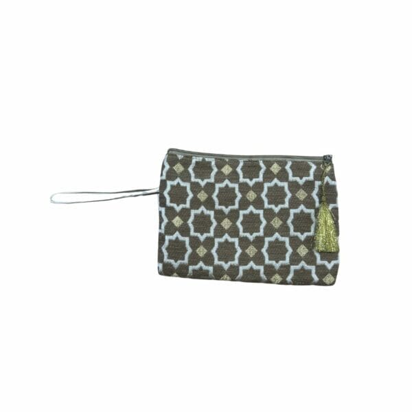 Pochette beige et dorée boutique plume magasin de déco aux docks76 à Rouen Normandie