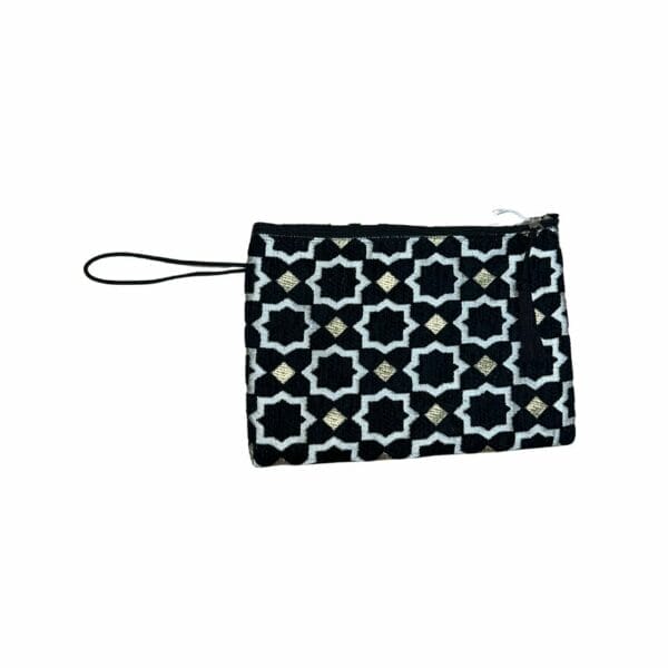 Pochette noire et dorée boutique plume magasin de déco aux docks76 à Rouen Normandie