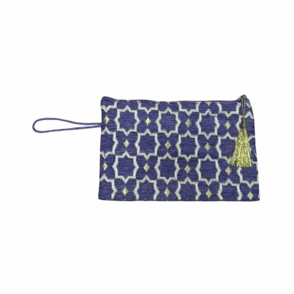 Pochette violette et dorée boutique plume magasin de déco aux docks76 à Rouen Normandie